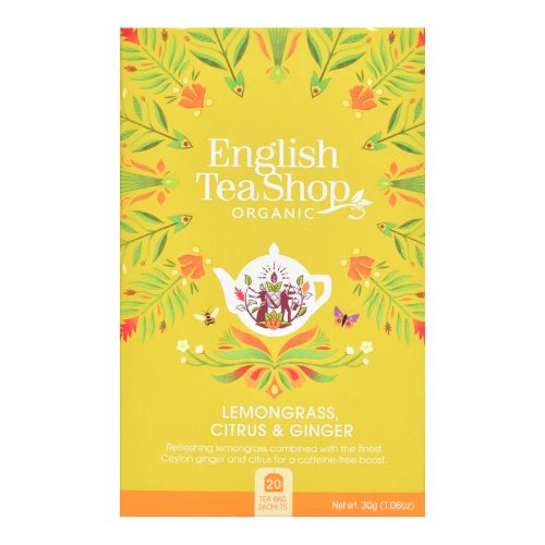 English Tea Shop - Citromfű-Gyömbér tea, 20 teafilter