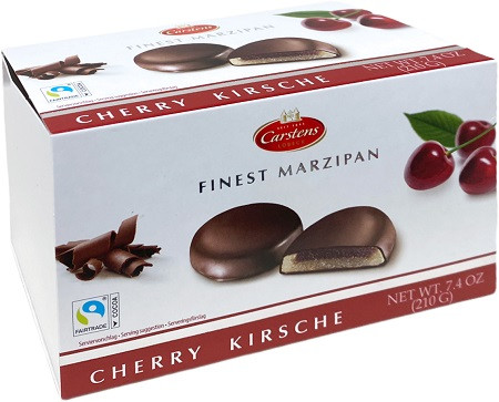 Carstens Finest Marzipan, meggyes marcipán tallér, 210g