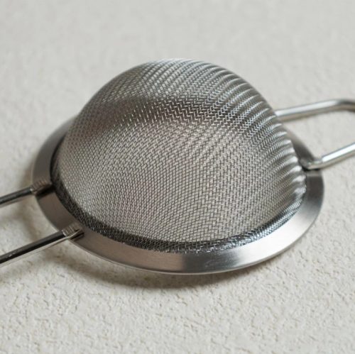 Matcha szűrő, rozsdamentes szita 